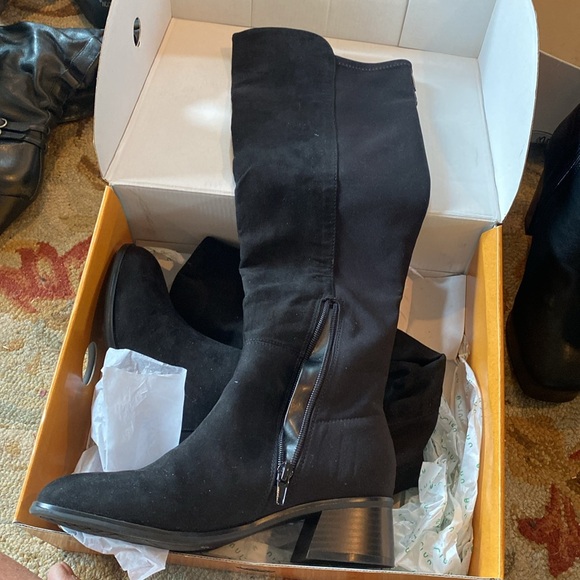 Unisa new! Suede and fabric over the knee, never worn - Picture 2 of 4